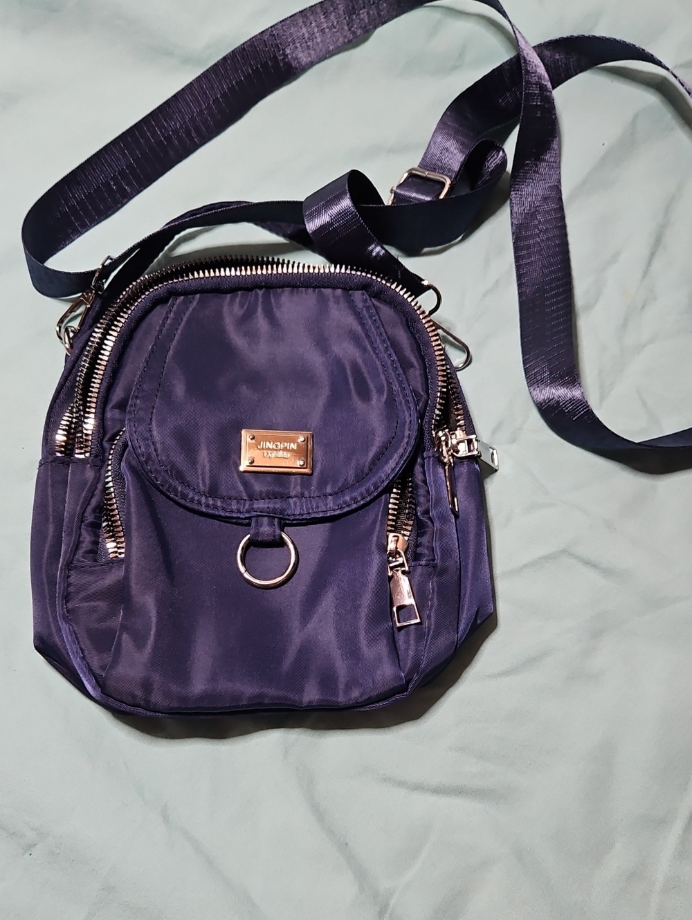 Navy Crossbody Bag – Compact Everyday Shoulder Bag
